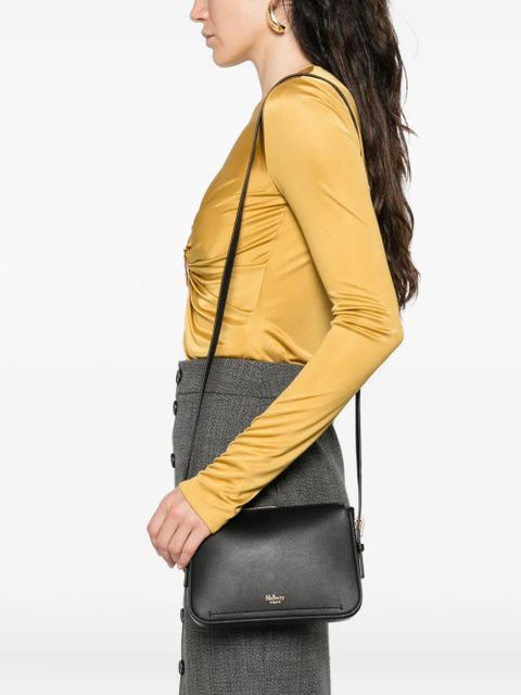 Mulberry Clovelly leather zip-top cross body bag - Black - zdjęcie produktu nr 2