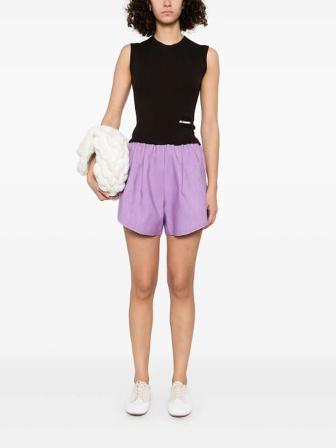 Jil Sander cropped top - Brown - zdjęcie produktu nr 2