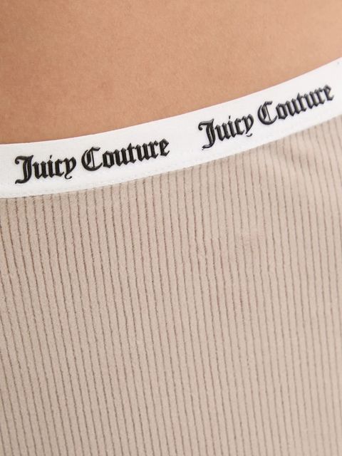 Juicy Couture spodnie piżamowe VICKY RIB FLARE PANT