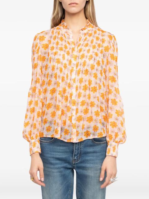 Zadig&Voltaire floral blouse - Neutrals