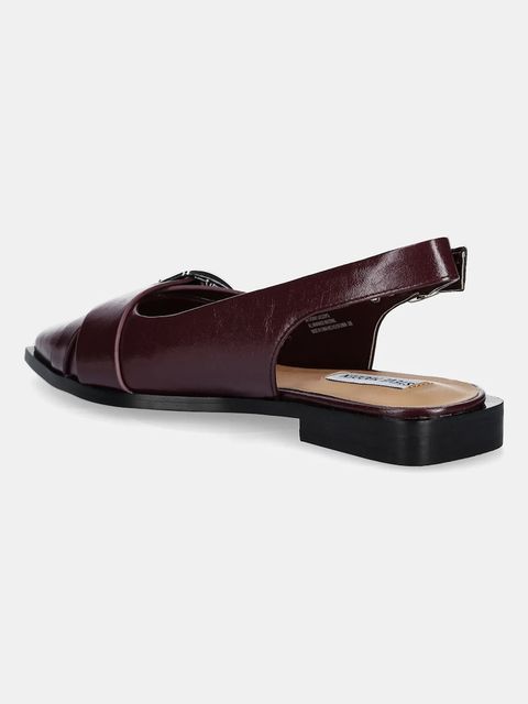 Steve Madden baleriny Grezly kolor bordowy z odkrytą piętą 11003901