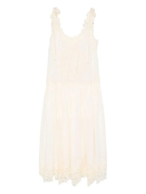 ZIMMERMANN lace-trimmed slip dress - Neutrals
