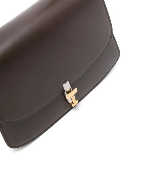 The Row Sofia 8.75 leather shoulder bag - Brown