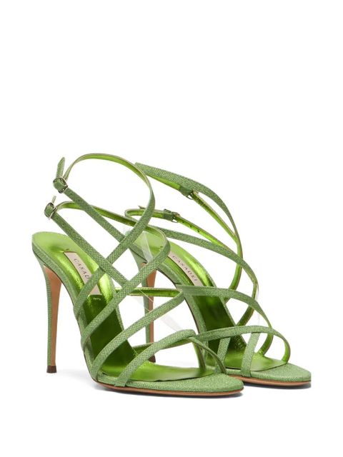 Casadei Julia caged sandals - Green - zdjęcie produktu nr 2