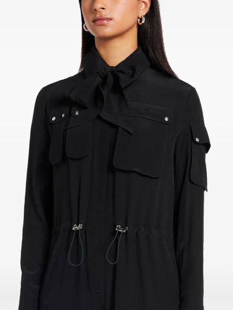 Versace silk jumpsuit - Black