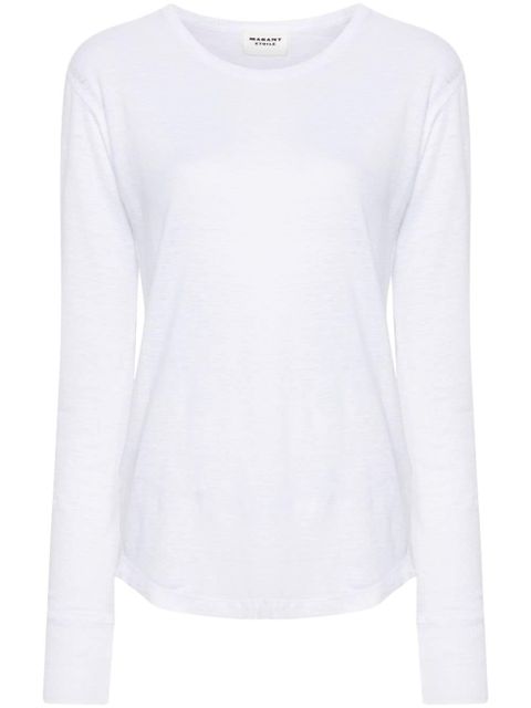 MARANT ÉTOILE Zeline T-shirt - White - zdjęcie produktu nr 1