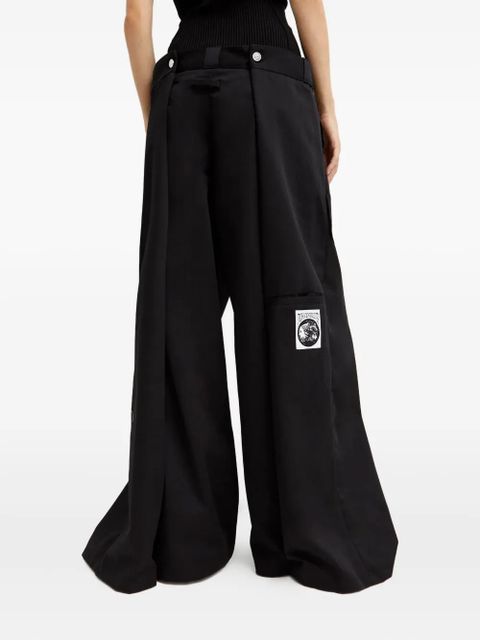 Jean Paul Gaultier x Shayne Oliver wide-leg trousers - Black - zdjęcie produktu nr 2