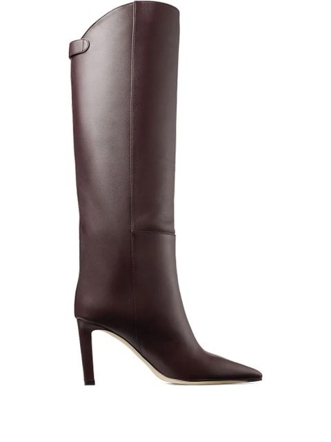 Jimmy Choo 85mm Alizze knee-high boots - Brown - zdjęcie produktu nr 1