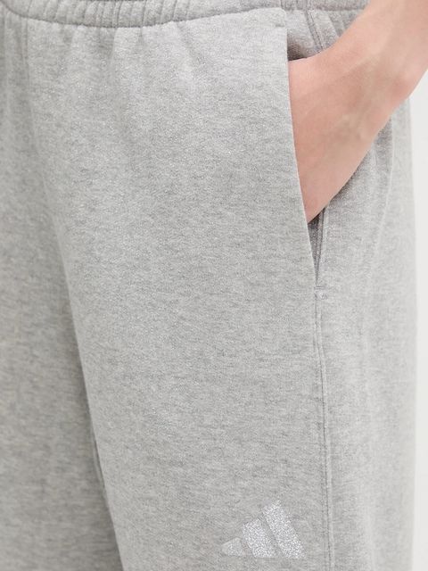 adidas spodnie dresowe All Szn Holiday damskie kolor szary gładkie JV5758