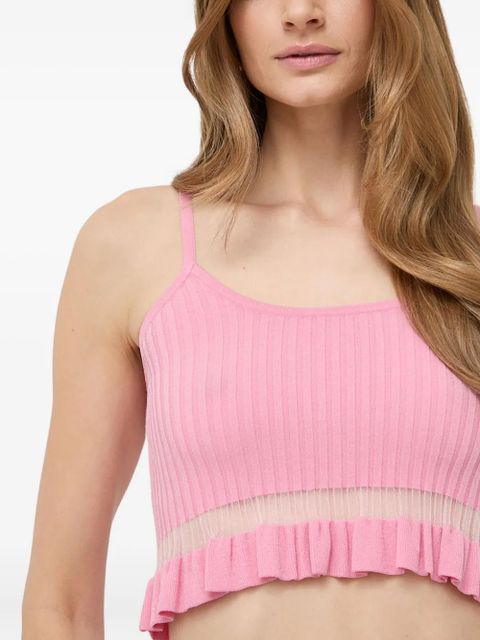 PINKO ruffled ribbed top - zdjęcie produktu nr 2