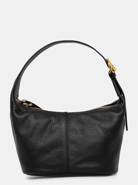 Coccinelle torebka skórzana kolor czarny E1 S4A 53 01 01