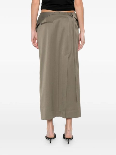 Victoria Beckham wrap skirt - Green