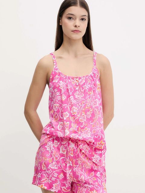 Lauren Ralph Lauren piżama damska kolor turkusowy ILN12428 - zdjęcie produktu nr 1