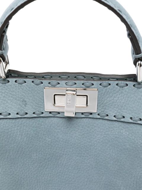 FENDI small Peekaboo ISeeU tote bag - Blue