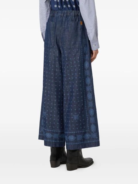 Weekend Max Mara printed trousers - Blue