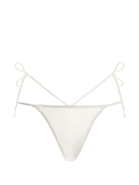 Agua By Agua Bendita Portola tie bikini bottoms - White - zdjęcie produktu nr 1