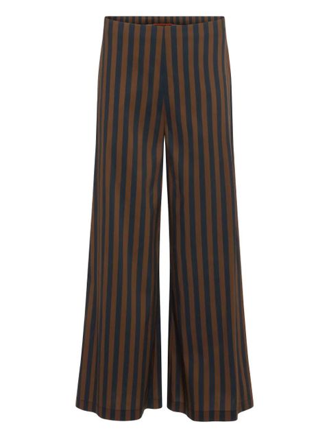 Simon Miller Toni striped poplin trousers - Brown - zdjęcie produktu nr 1