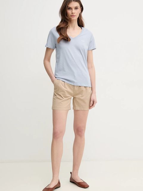 Pepe Jeans szorty MID WAIST REGULAR CHINO SHORT VANIA - zdjęcie produktu nr 2