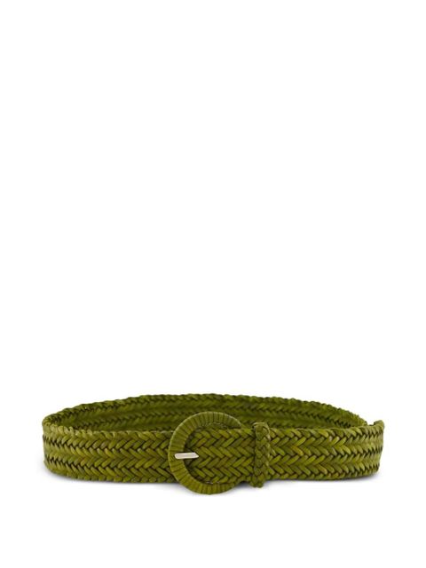 DRAGON DIFFUSION braided leather belt - Green - zdjęcie produktu nr 1