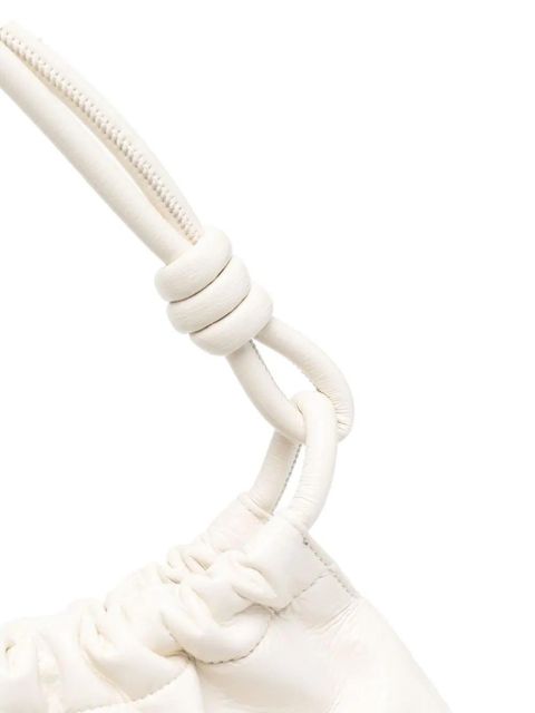 Nanushka Valerie ruched tote bag - Neutrals