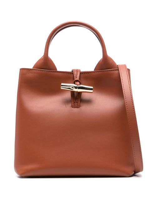 Longchamp Le Roseau S handbag - Brown - zdjęcie produktu nr 1