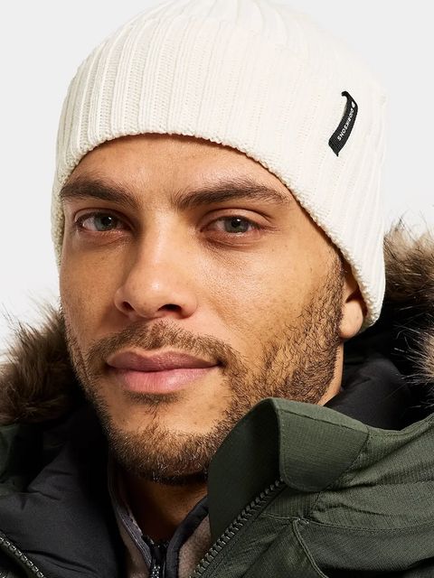 Didriksons czapka bawełniana LAKEN kolor beżowy 505757 - zdjęcie produktu nr 2