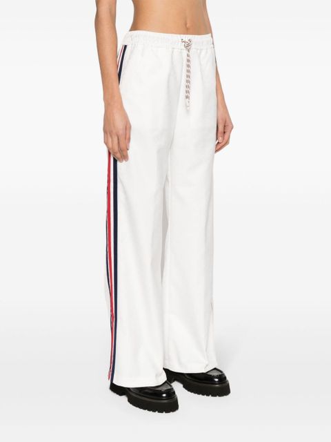 Gucci Web-striped jacquard trousers - White