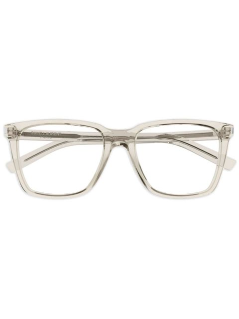Saint Laurent Eyewear square-frame glasses - Neutrals - zdjęcie produktu nr 1