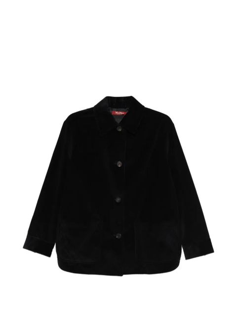 Max Mara buttoned corduroy shirt - Blue - zdjęcie produktu nr 1