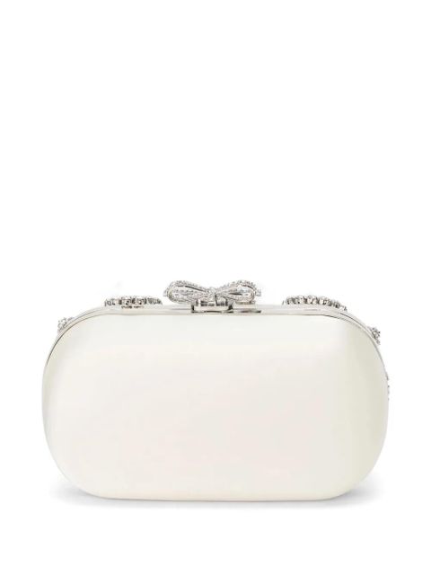 Self-Portrait embellished clutch bag - White - zdjęcie produktu nr 2