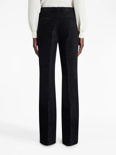 ETRO glittered tailored trousers - Black