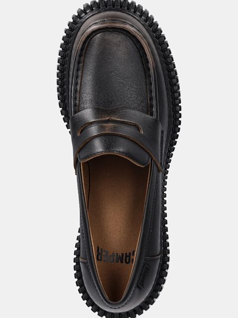 Camper czółenka skórzane Pix London kolor brązowy na słupku K201811-004