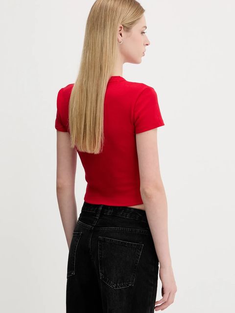 Hugo Blue t-shirt damski kolor czerwony 50510749
