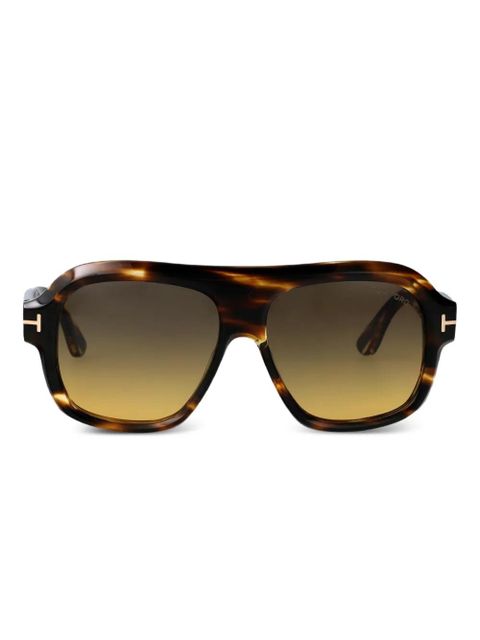 TOM FORD Eyewear round-frame sunglasses - Brown - zdjęcie produktu nr 1