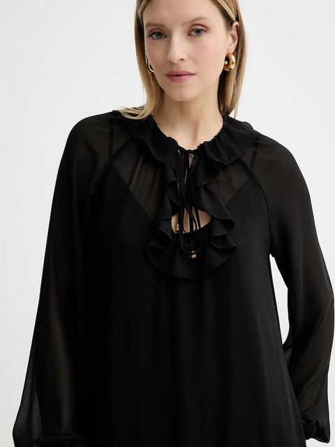 MICHAEL Michael Kors sukienka kolor czarny mini prosta MT581DQ7R3