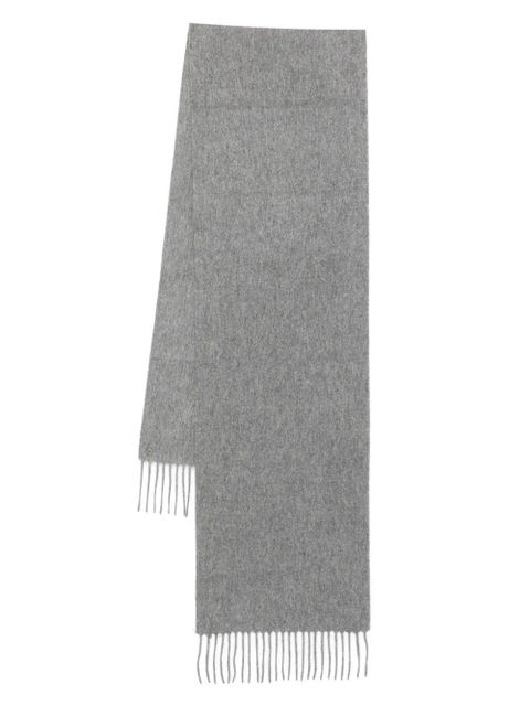 Aspinal Of London fringed-edge cashmere scarf - Grey - zdjęcie produktu nr 1