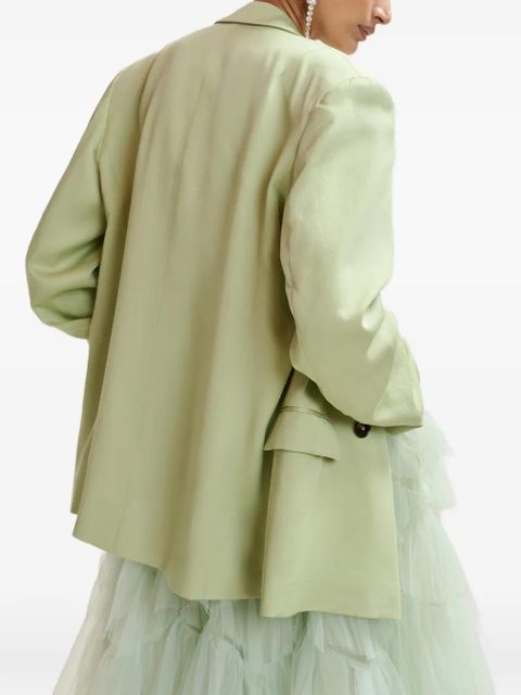 Essentiel Antwerp double-breasted blazer - Green