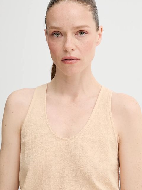 AERON sukienka GALE kolor beżowy maxi rozkloszowana DR580571