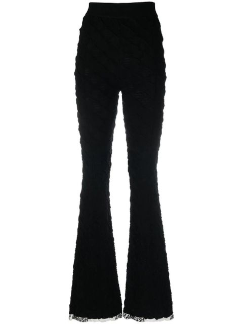 AMBUSH monogram flared trousers - Black - zdjęcie produktu nr 1