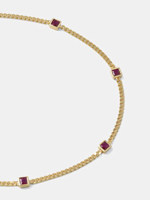 Answear.LAB naszyjnik ze srebra 925 pozłacanego 18k złotem