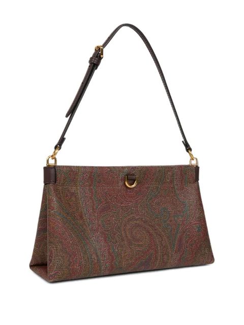 ETRO mini Arnica paisley-patterned shoulder bag - Brown