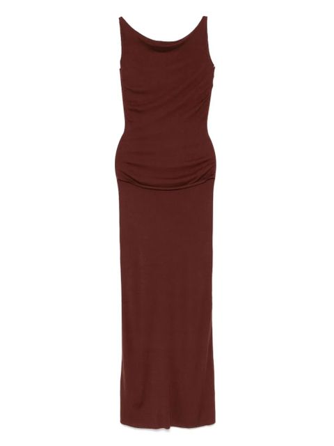 Aya Muse knitted maxi dress - Brown - zdjęcie produktu nr 1