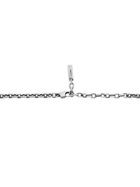 Givenchy crystal-embellished square-cut necklace - Silver
