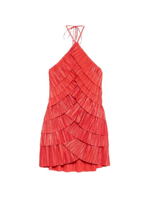 Cult Gaia tiered plissé-effect dress - zdjęcie produktu nr 1