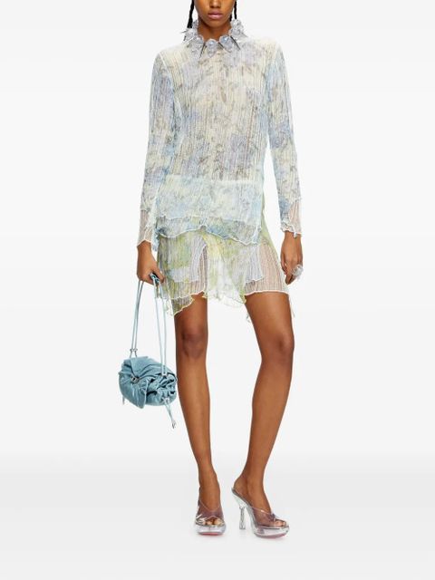 Diesel M-Atreius mini skirt - Green