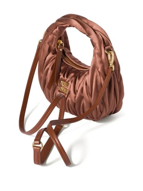 Miu Miu mini Wander tote bag - Brown - zdjęcie produktu nr 2