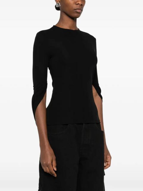 Alexander Wang draped blouse - Black