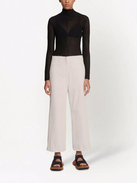 Proenza Schouler mid-rise bootcut trousers - White - zdjęcie produktu nr 2