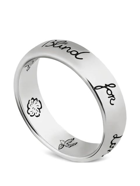 Gucci Blind For Love ring - Silver - zdjęcie produktu nr 2