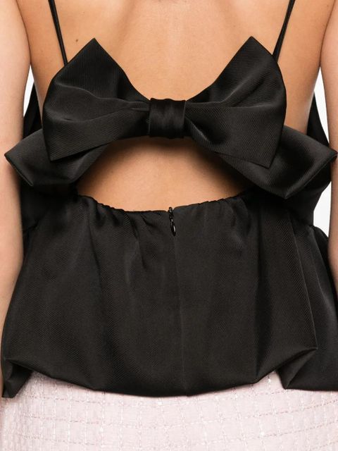 SANDRO ruffled camisole top - Black